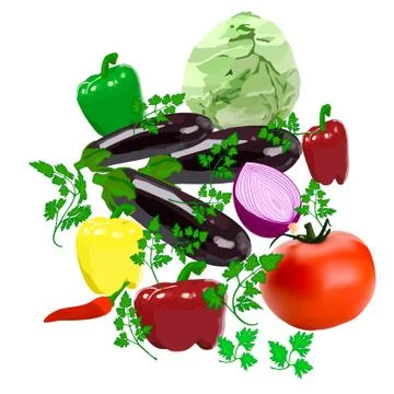 Vegetables Illustrazione stock