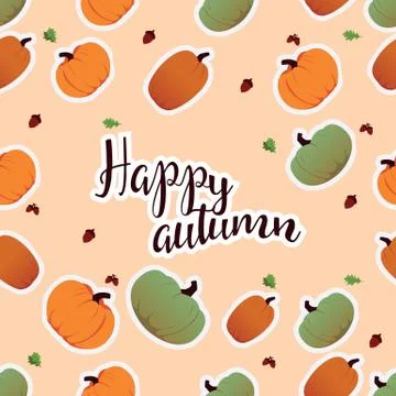 Vegetables isolated on background in unique trendy organic style イラスト素材