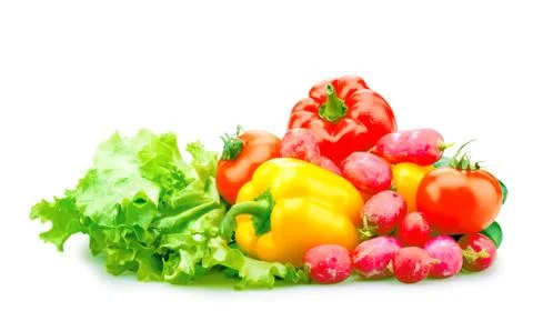 Vegetables isolated Stock Photos