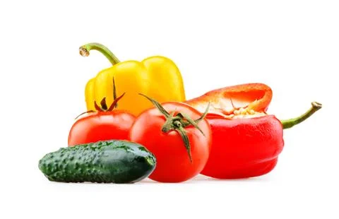 Vegetables isolated Stock Photos