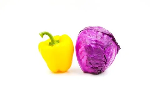Vegetables isolated on white background. Stock Photos