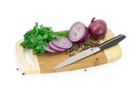Vegetables on the kitchen blackboard Stock Photos