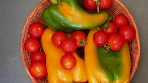 Vegetables in the kitchen Stock Footage 96355542
