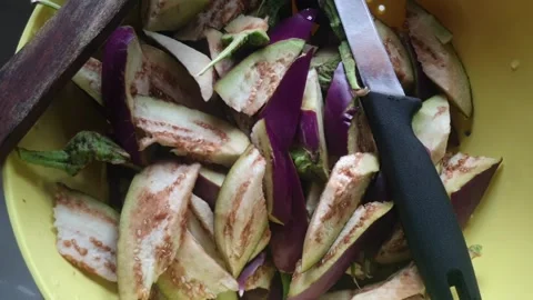 Vegetables in the kitchen 스톡 동영상 282239935