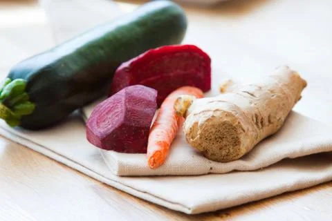 Vegetables in the kitchen Stock Photos