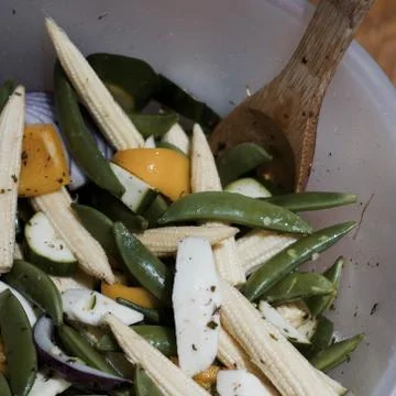 Vegetables in the kitchen Stock Photos