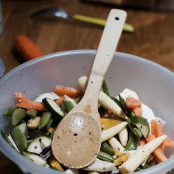 Vegetables in the kitchen Stock Photos