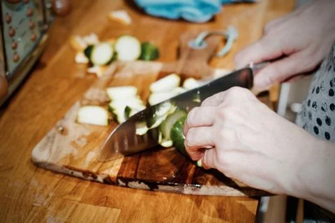 Vegetables in the kitchen Stock Photos