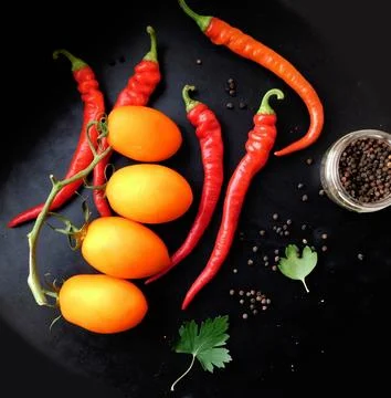 Vegetables in the kitchen Stock Photos