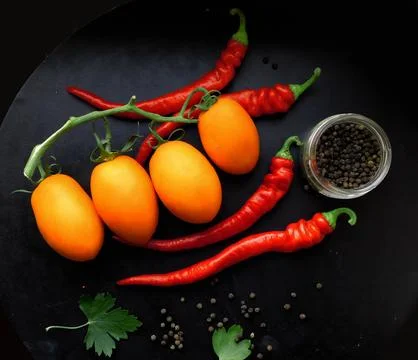Vegetables in the kitchen Stock Photos