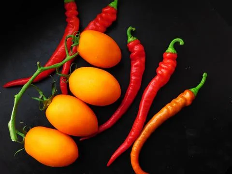 Vegetables in the kitchen Stock Photos