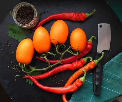 Vegetables in the kitchen Stock Photos