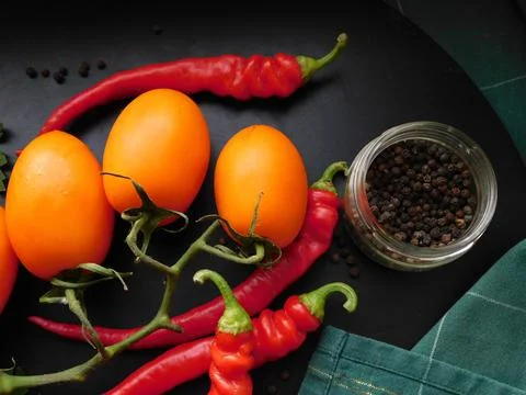 Vegetables in the kitchen Stock Photos