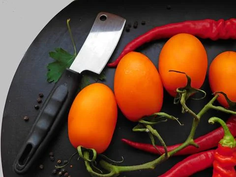 Vegetables in the kitchen Stock Photos