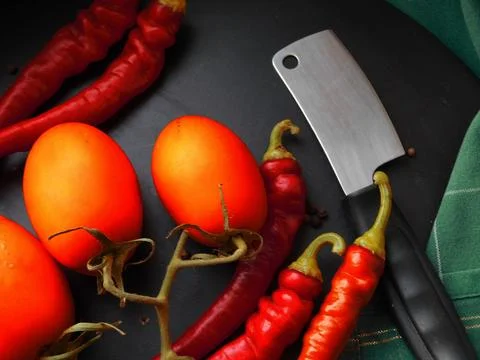 Vegetables in the kitchen Stock Photos