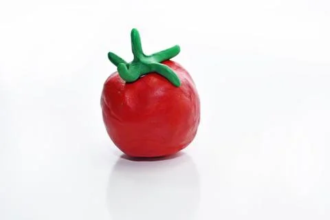 Vegetables made from plasticine. Stock Photos
