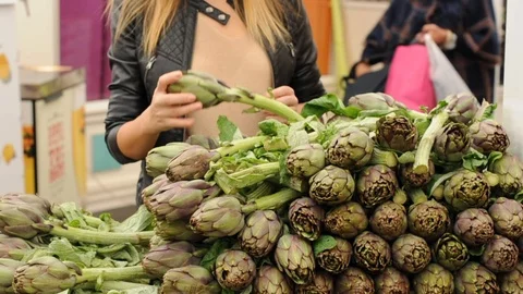 Vegetables market Stock Footage 87176963