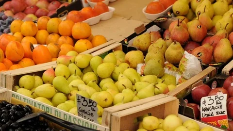 Vegetables market Stock Footage 87177040