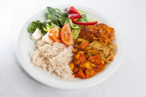 Vegetables meal Stock Photos