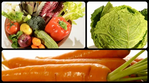 Vegetables, montage Stock Footage 33720987