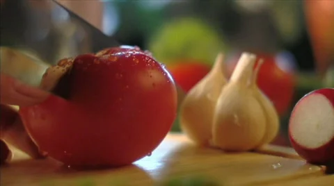 Vegetables in moving (sequence) 002 Video stock 284929