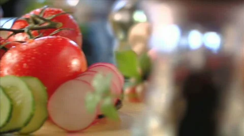 Vegetables in moving (sequence) 003 Stock Footage 284939