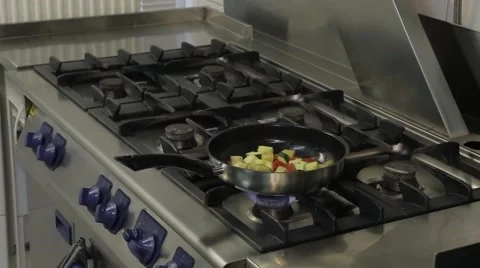 Vegetables In A Pan Stock Footage 62507478