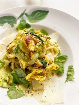 Vegetables pasta Stock Photos