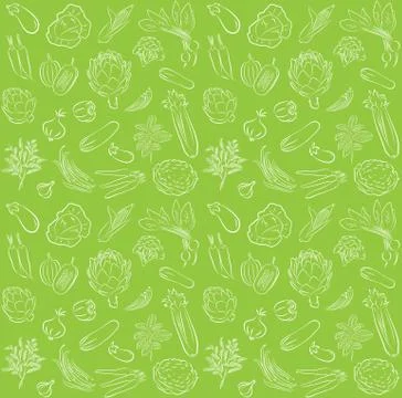 Vegetables pattern 스톡 일러스트