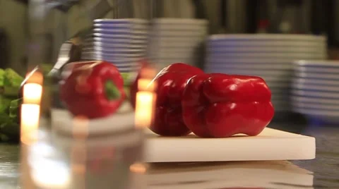 Vegetables Pepper useful vitamins Stock Footage 49314294