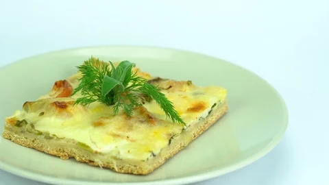 Vegetables pie with cheese Vidéo 87771282