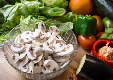 Vegetables preparation Stock Photos