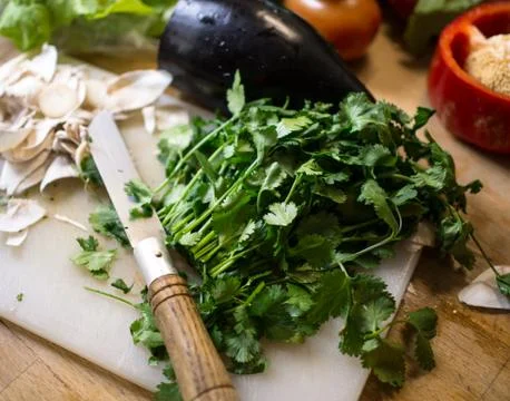 Vegetables preparation Stock Photos
