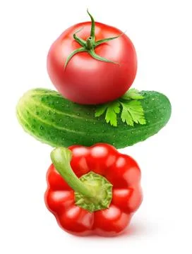 Vegetables pyramid Stock Photos