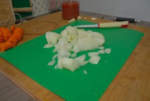 Vegetables ready to be cooked Stock Photos