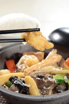 Vegetables rice Foto stock