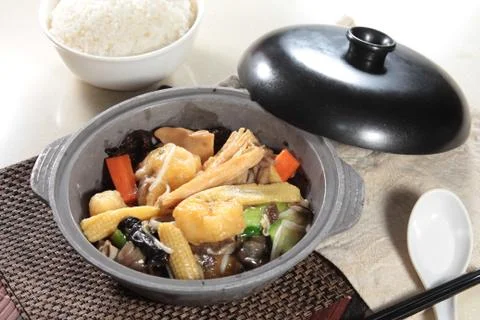 Vegetables rice Stock Photos