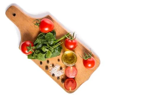 Vegetables for salad Stock Photos