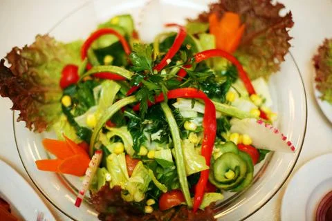 Vegetables salad Foto stock