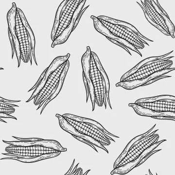 Vegetables seamless pattern Stock-Illustration