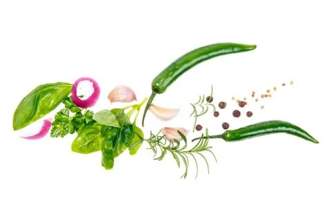 Vegetables in the shape of a bird 스톡 사진