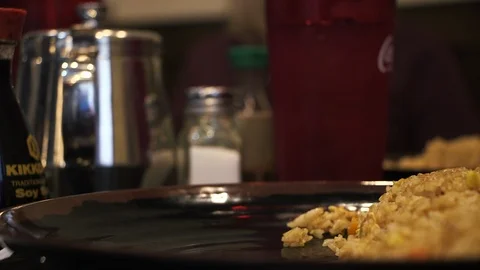 Vegetables steamed served Stock Footage 112666504