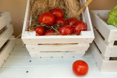 Vegetables in the store Stock Photos