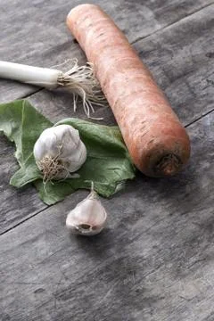 Vegetables on table Stock Photos