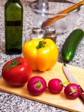 Vegetables on the table Stock Photos