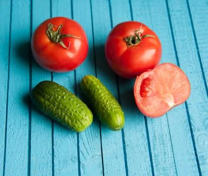 Vegetables on the table Stock Photos