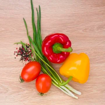 Vegetables on the table Stock Photos