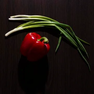 Vegetables on the table 스톡 사진