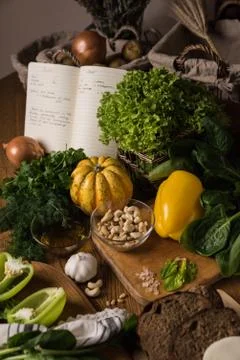 Vegetables on the table Stock Photos