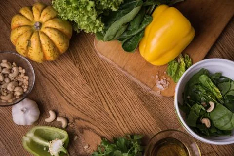 Vegetables on the table Stock Photos
